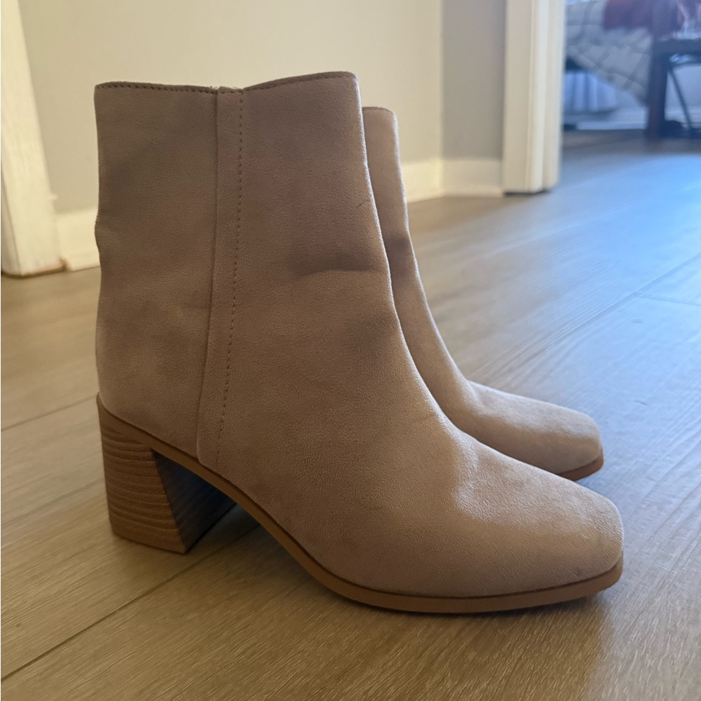 Soda Tan Ankle Booties